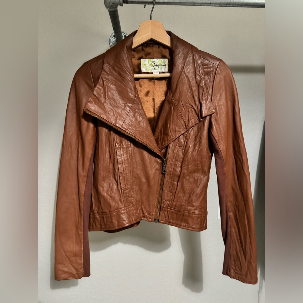 Camel Leather Jacket